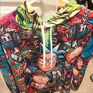 RiCK n' MoRTY Colorful Graphic Pullover Hoodie